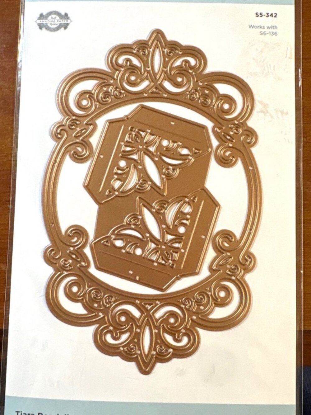 Spellbinders Tiara Rondelle Die Set 2 Templates For Cutting Embossing Stenciling